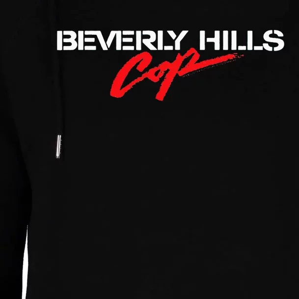 Beverly Hills Cop Logo Womens Funnel Neck Pullover Hood