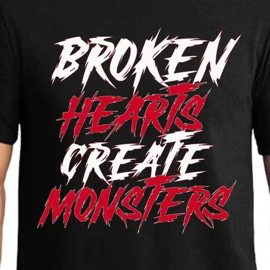 Broken Hearts Create Monsters Pajama Set