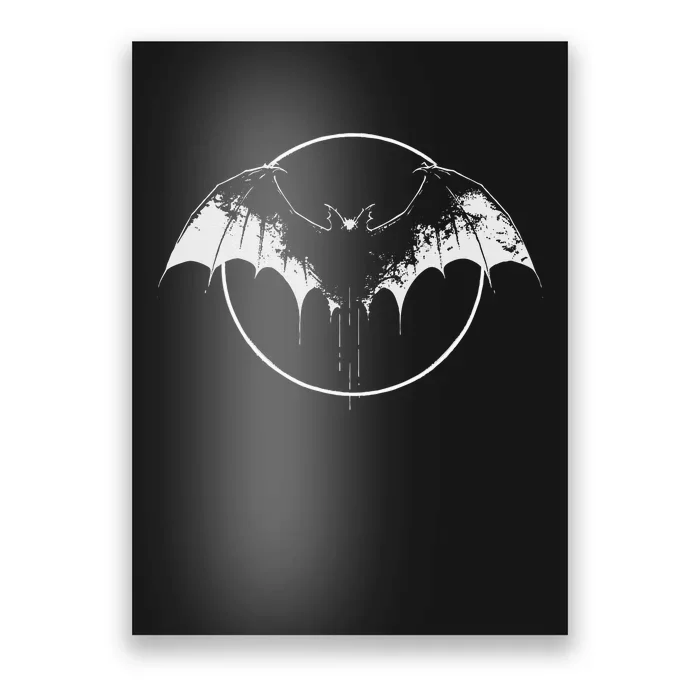 Bat Halloween Costume Spooky Bat Cool Goth Bats Lover Poster