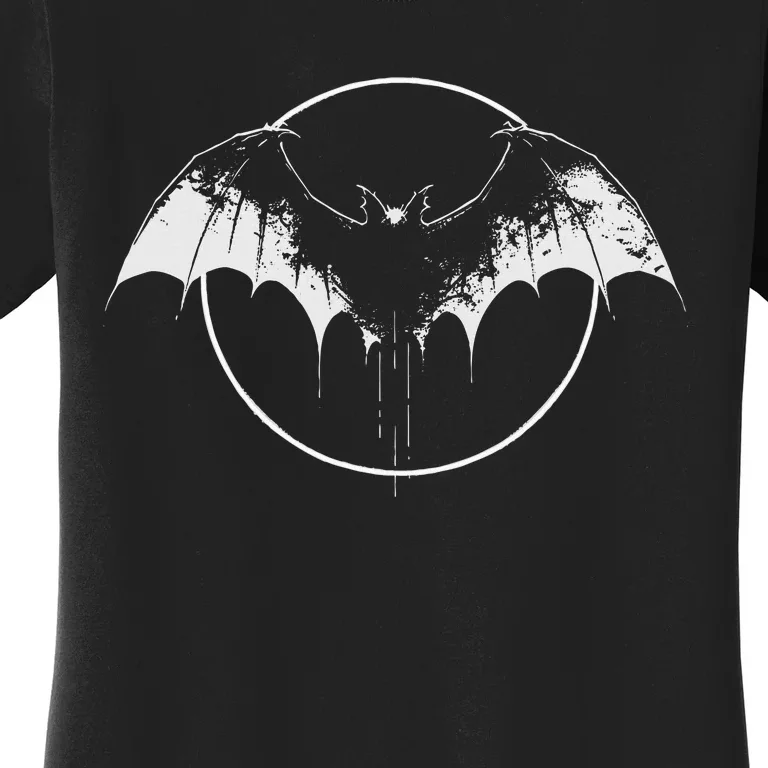 Bat Halloween Costume Spooky Bat Cool Goth Bats Lover Women's T-Shirt