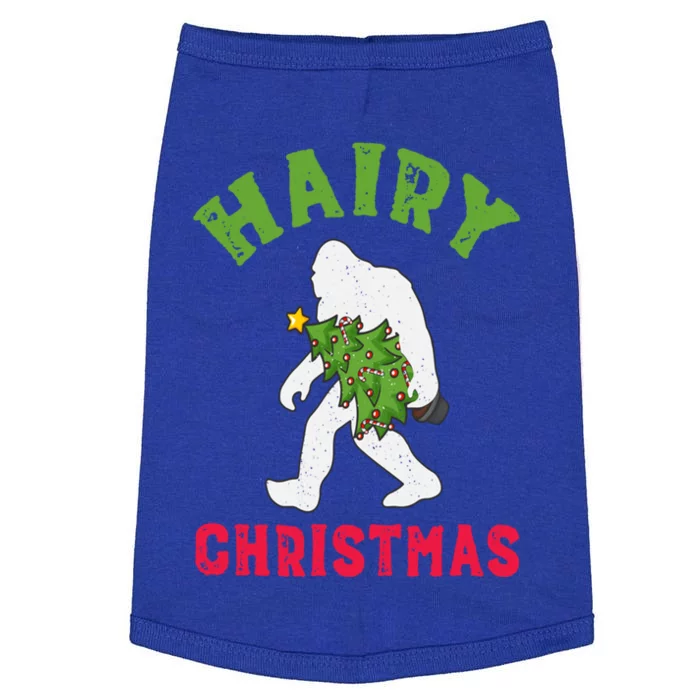 Bigfoot Hairy Christmas Tree Christmas Gift Doggie Tank