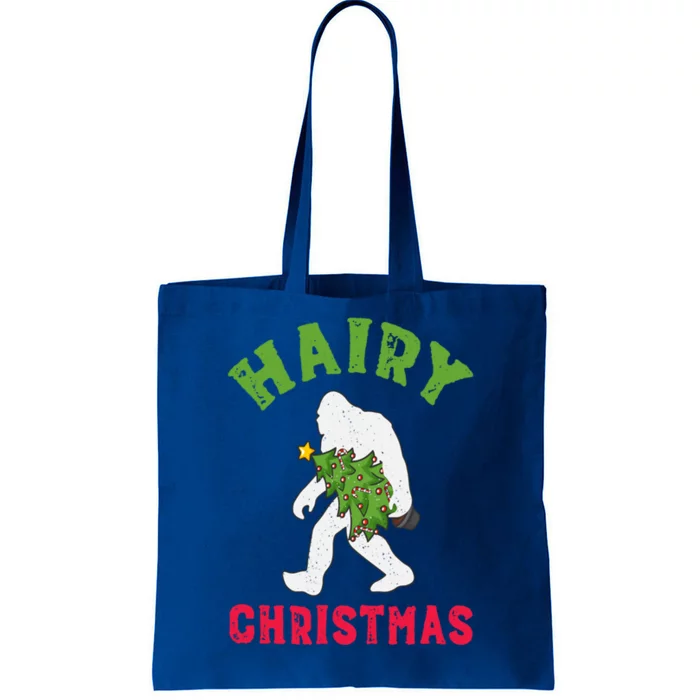 Bigfoot Hairy Christmas Tree Christmas Gift Tote Bag