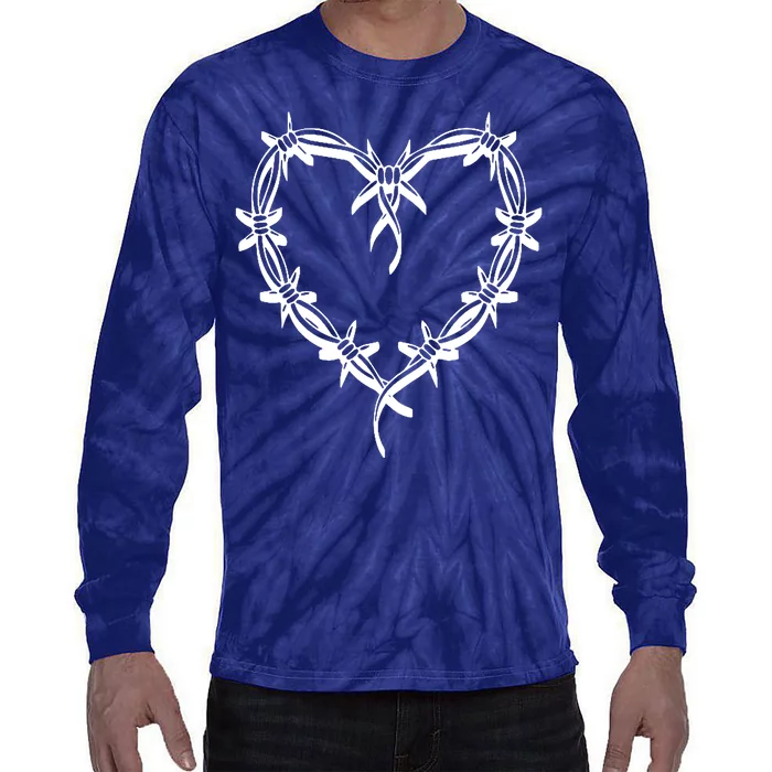 Bichota Heart Cute Music Tie-Dye Long Sleeve Shirt