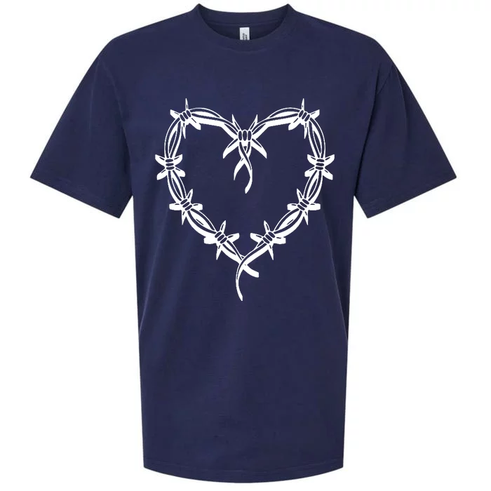 Bichota Heart Cute Music Sueded Cloud Jersey T-Shirt