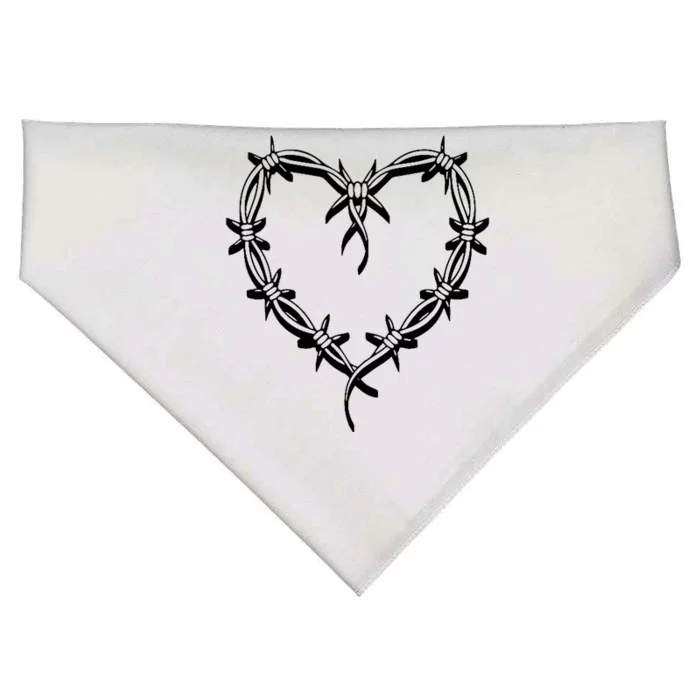 Bichota Heart Cute Music USA-Made Doggie Bandana