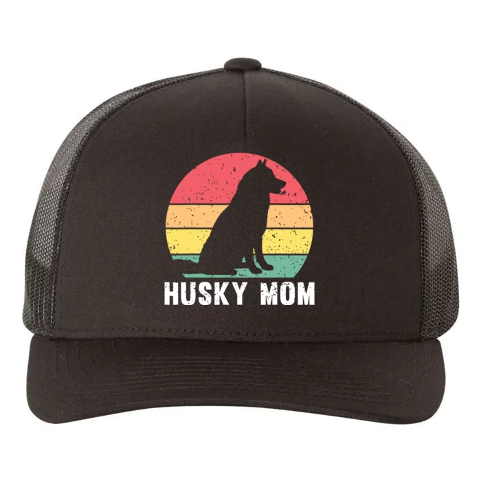 Best Husky Design For Mom Women Siberian Husky Dog Lovers Yupoong Adult 5-Panel Trucker Hat