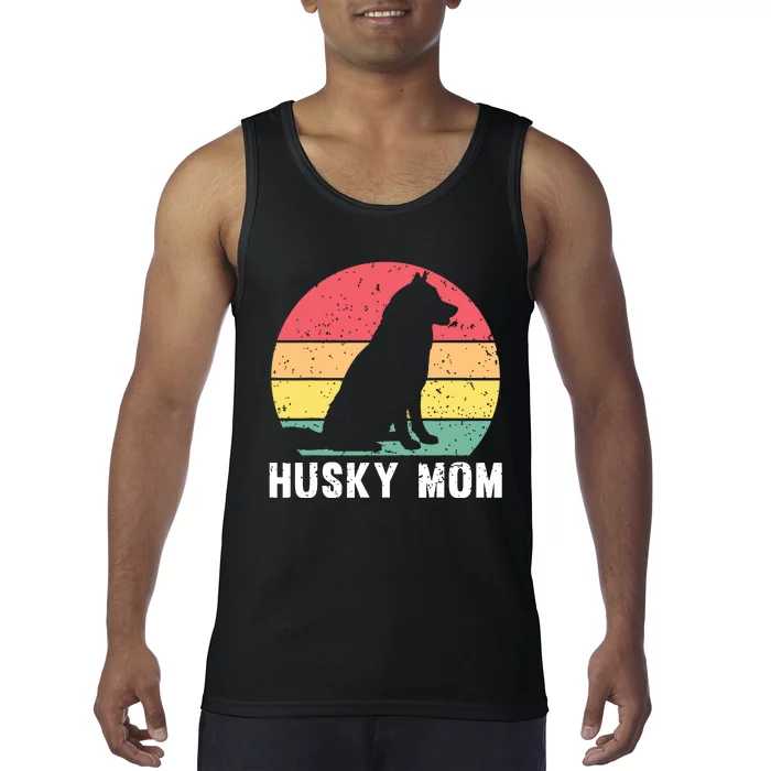 Best Husky Design For Mom Women Siberian Husky Dog Lovers Tank Top