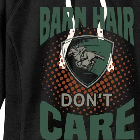 Barn Hair Don't Care Women's Fleece Hoodie