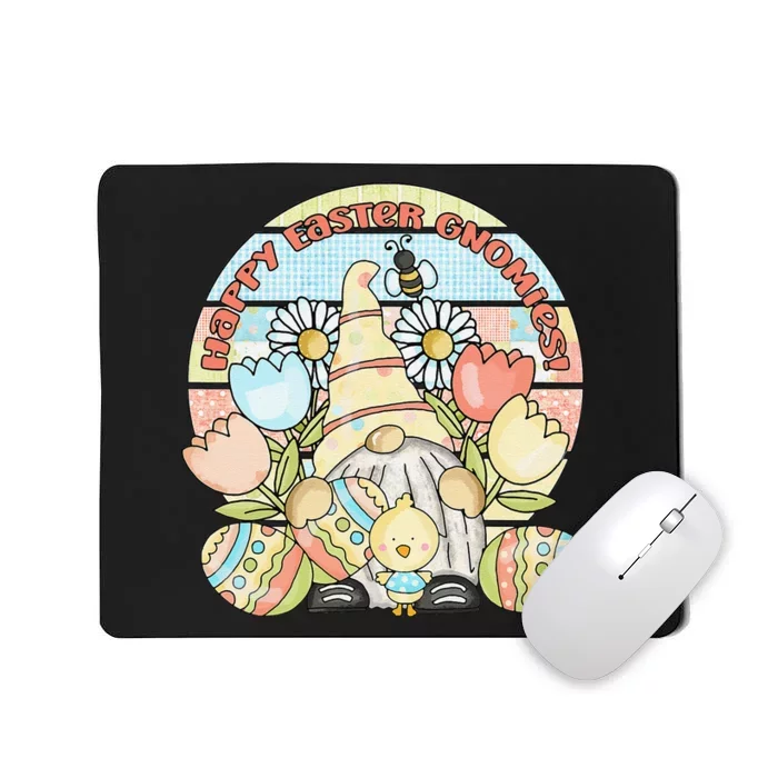 Be Happy Dy Gnome Christian Easter Day Easter Bunny Women's Mousepad