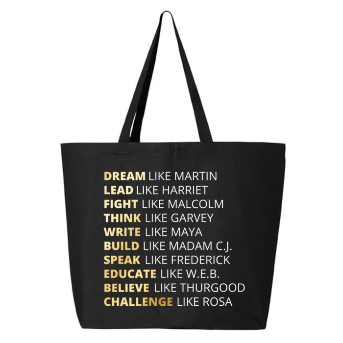 Black History Dream Like Martin 25L Jumbo Tote