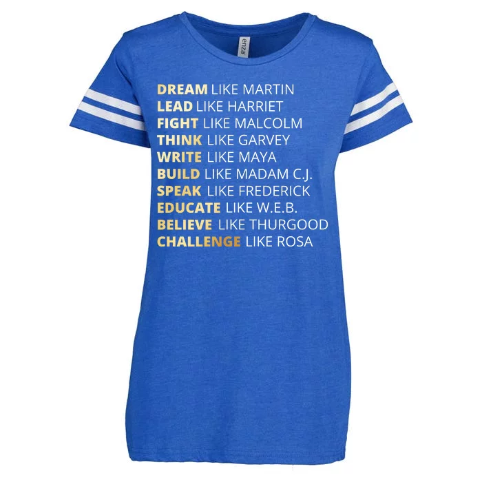 Black History Dream Like Martin Enza Ladies Jersey Football T-Shirt