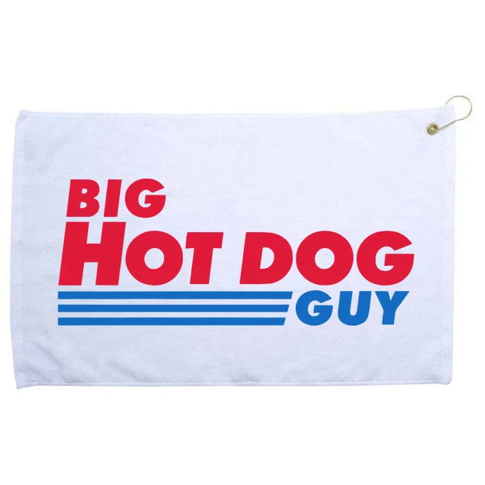 Big Hot Dog Guy Grommeted Golf Towel