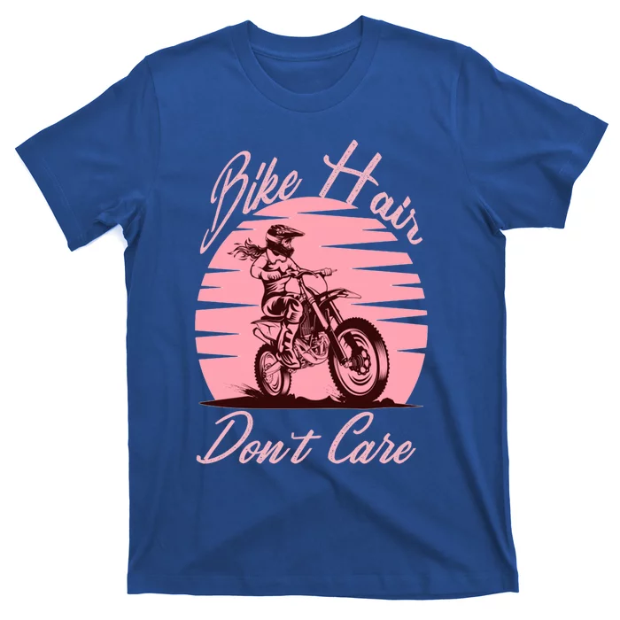 Bike Hair Don't Care Bike Lovers Motorcycle Gift T-Shirt