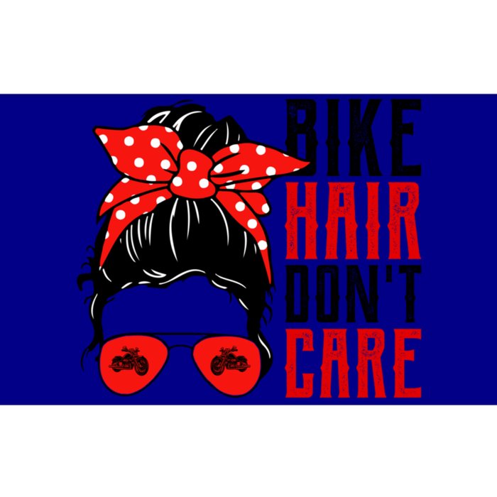 Bike Hair Don't Care Funny Biker Funny Gift Bumper Sticker