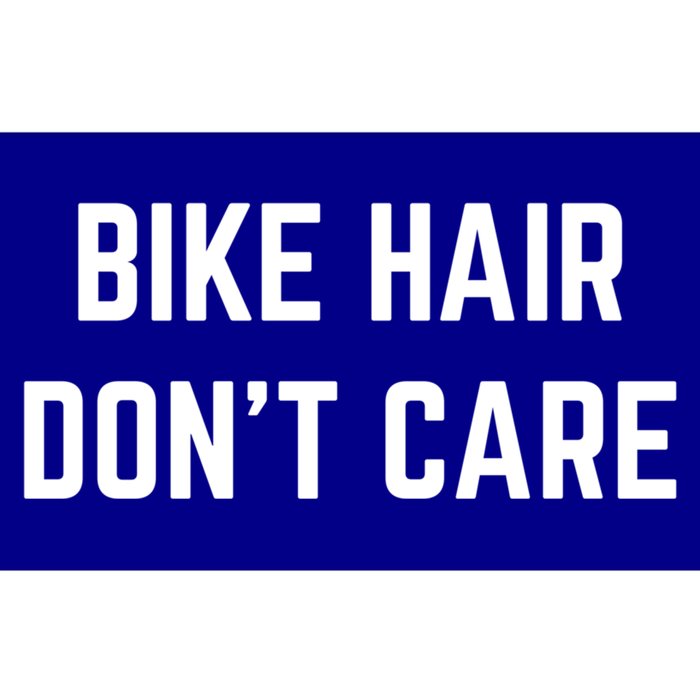 Bike Hair Don't Care Funny Mountain Biking Motorcycles Biker Gift Bumper Sticker