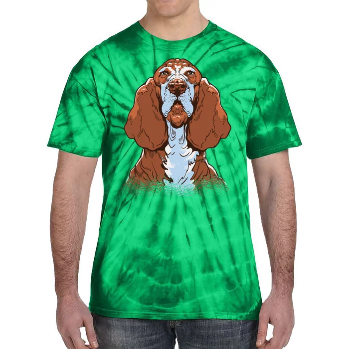 Basset Hound Dog Tie-Dye T-Shirt