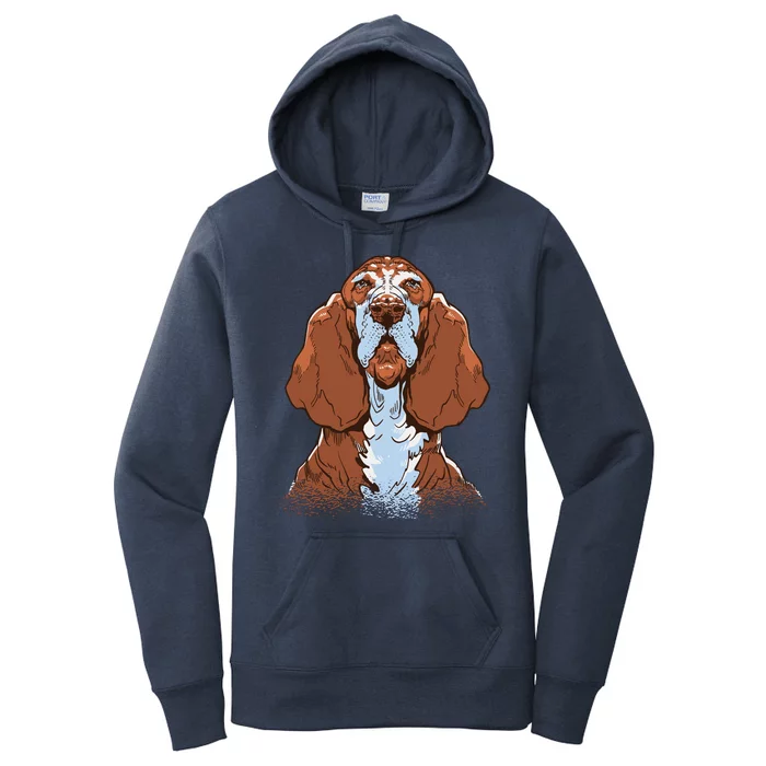 Basset Hound Dog Women's Pullover Hoodie