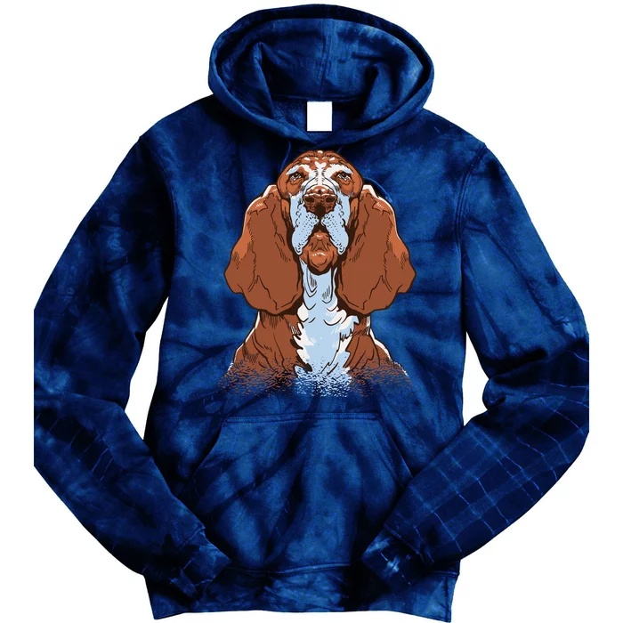 Basset Hound Dog Tie Dye Hoodie