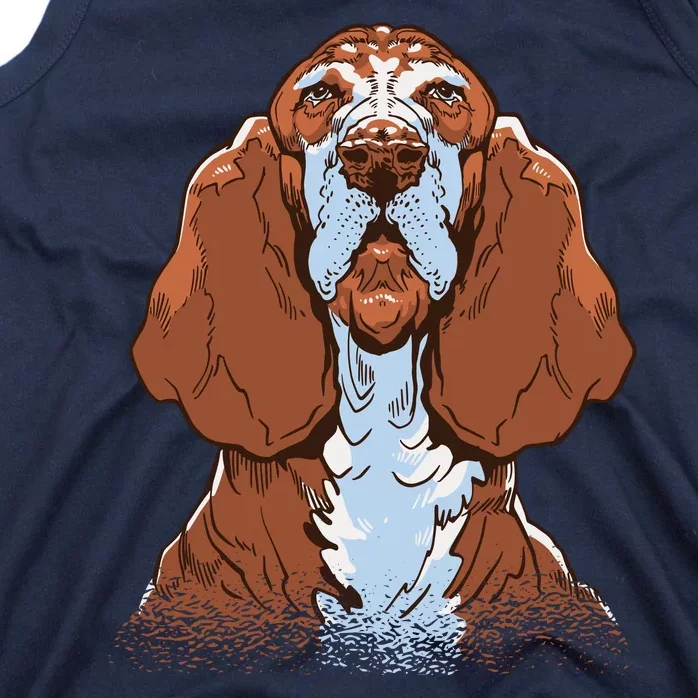 Basset Hound Dog Tank Top