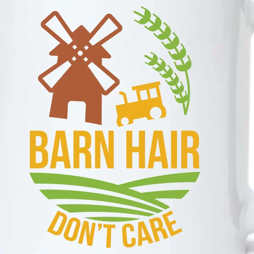 Barn Hair Don T Care Black Color Changing Mug