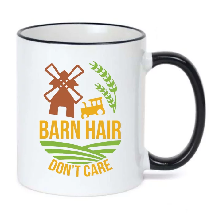 Barn Hair Don T Care Black Color Changing Mug