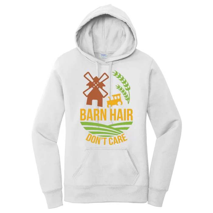 Barn Hair Don T Care Women's Pullover Hoodie