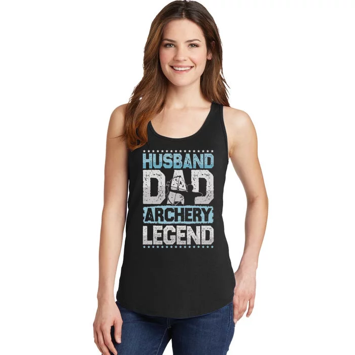 Bow Husband Dad Archery Legend Archery Ladies Essential Tank