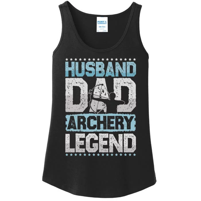 Bow Husband Dad Archery Legend Archery Ladies Essential Tank