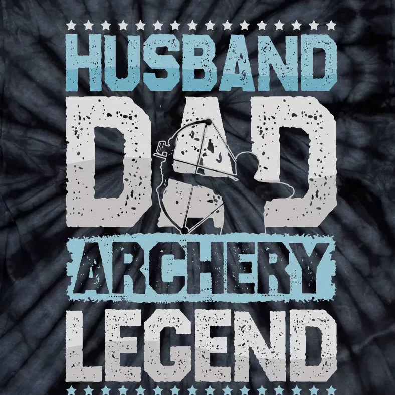 Bow Husband Dad Archery Legend Archery Tie-Dye T-Shirt