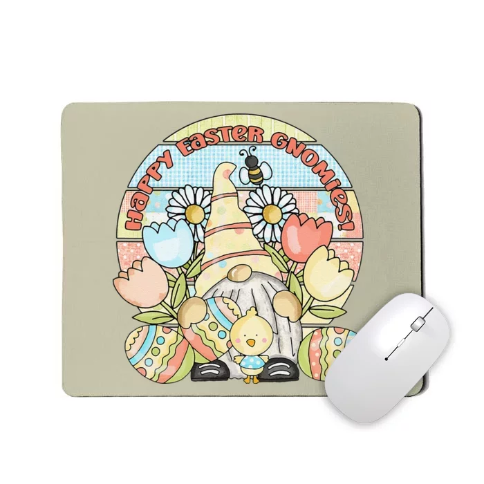 Be Happy Dy Gnome Christian Easter Day Easter Bunny Women's Mousepad