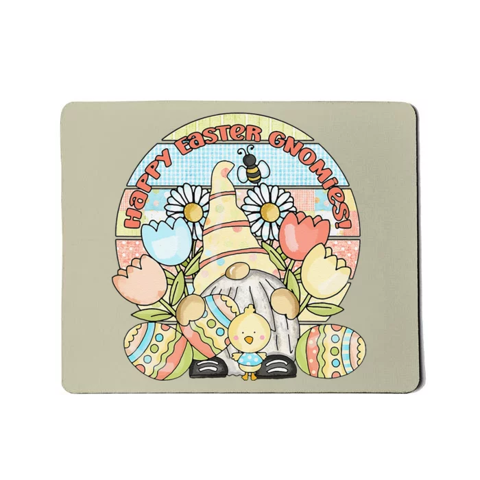 Be Happy Dy Gnome Christian Easter Day Easter Bunny Women's Mousepad