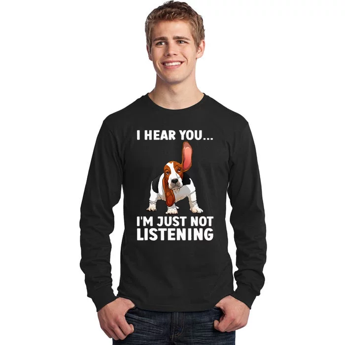 Basset Hound Design For Basset Hound Tall Long Sleeve T-Shirt