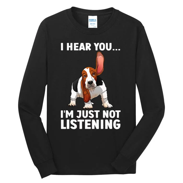 Basset Hound Design For Basset Hound Tall Long Sleeve T-Shirt