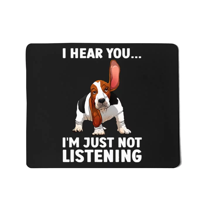 Basset Hound Design For Basset Hound Mousepad