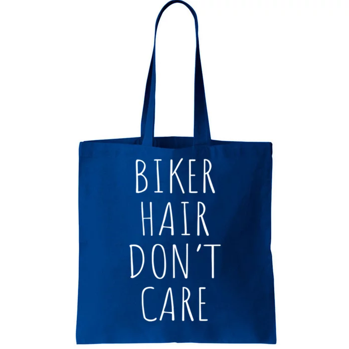 Biker Hair Don't Care Gift For Bike Lovers Gift Tote Bag