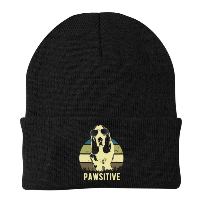 Basset Hound Dog Breed Knit Cap Winter Beanie