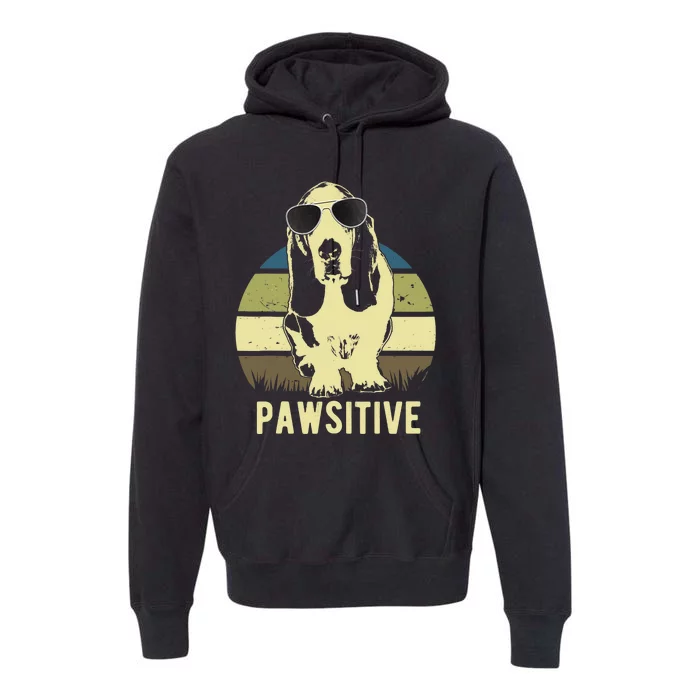 Basset Hound Dog Breed Premium Hoodie