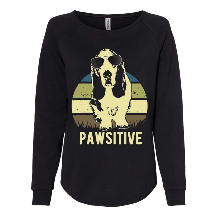 Basset Hound Dog Breed Womens California Wash Sweatshirt