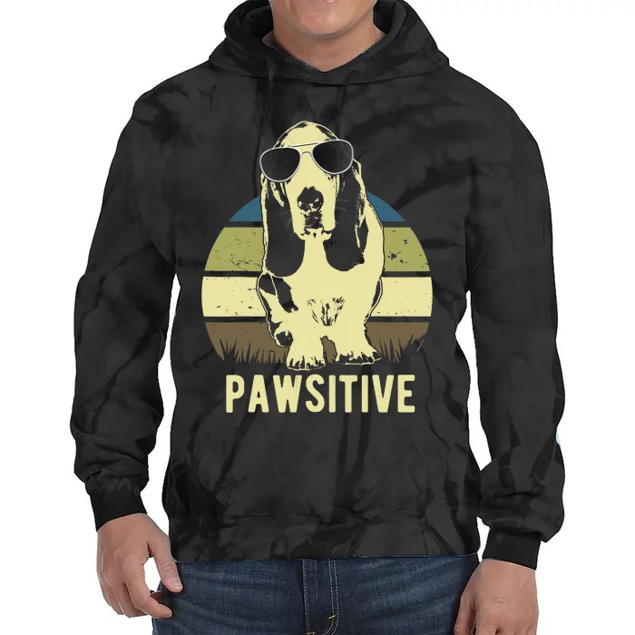 Basset Hound Dog Breed Tie Dye Hoodie