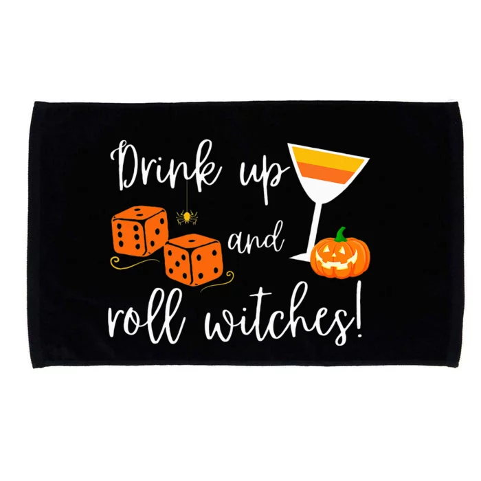 Bunco Halloween Drink Up and Roll Witches Microfiber Hand Towel