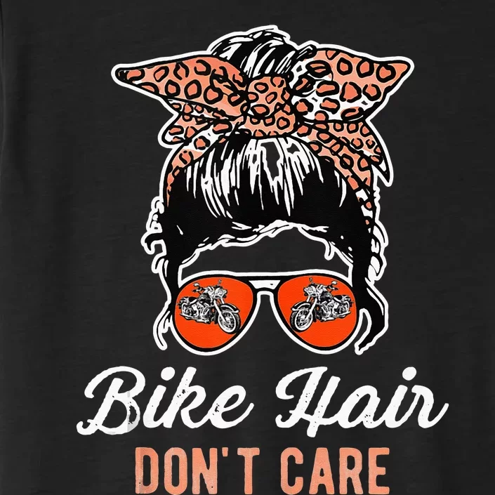 Bike Hair Dont Care Motorcycle Rider Biker ChromaSoft Performance T-Shirt