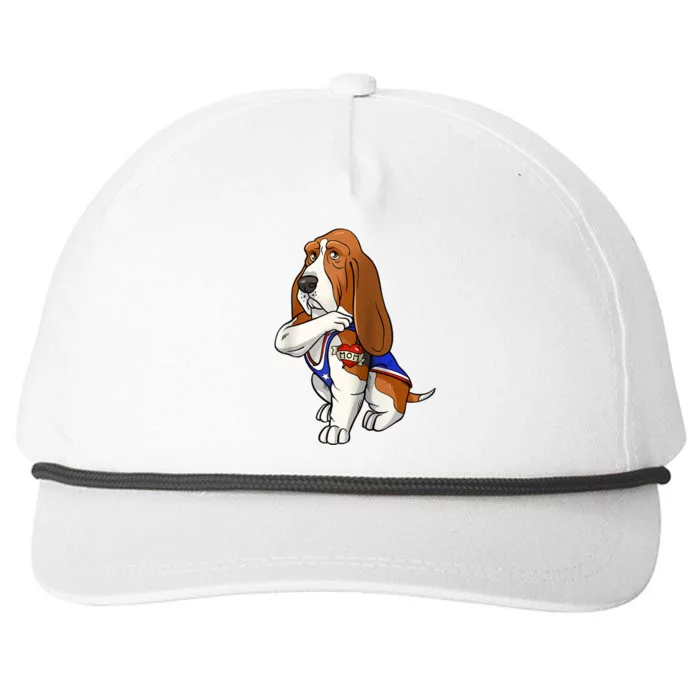 Basset Hound Dog Love Mom Puppy Owner Snapback Five-Panel Rope Hat