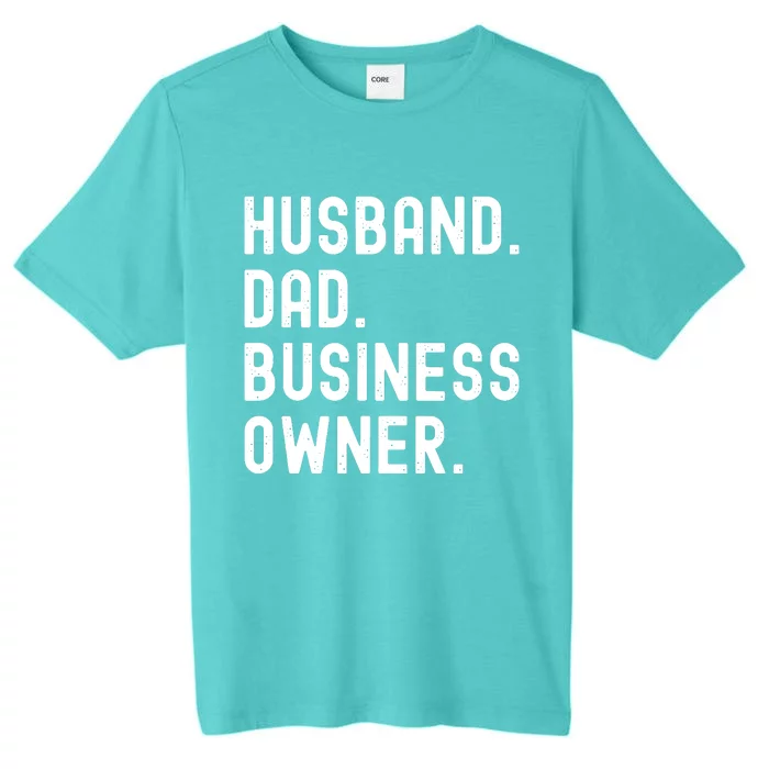 Black Husband Dad Business Owner CEO Entrepreneur Men ChromaSoft Performance T-Shirt