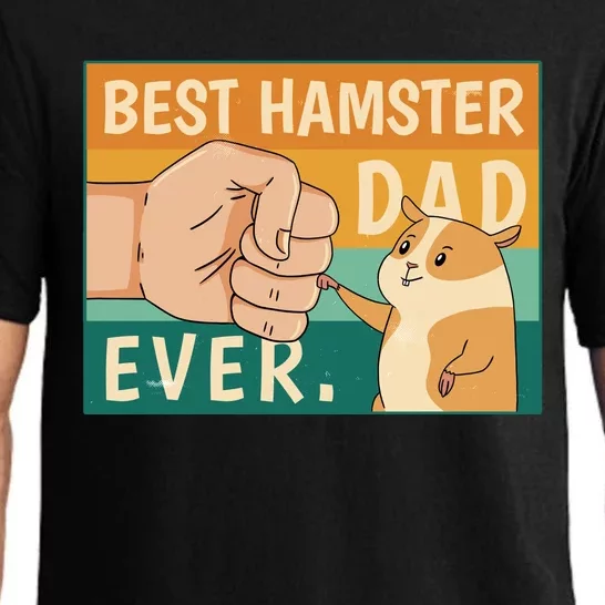 Best Hamster Dad Ever Retro Pajama Set