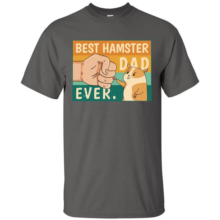 Best Hamster Dad Ever Retro Tall T-Shirt