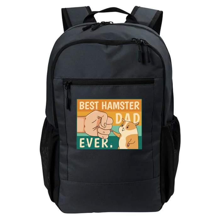 Best Hamster Dad Ever Retro Daily Commute Backpack