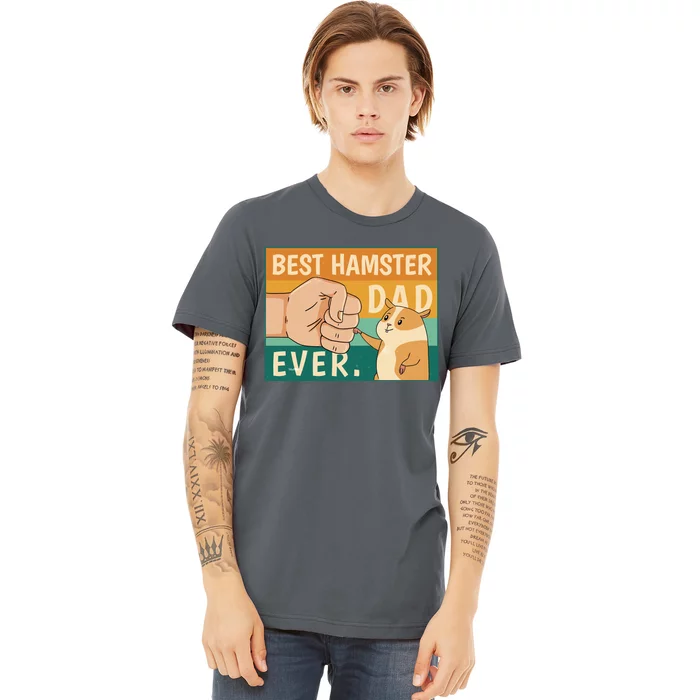 Best Hamster Dad Ever Retro Premium T-Shirt