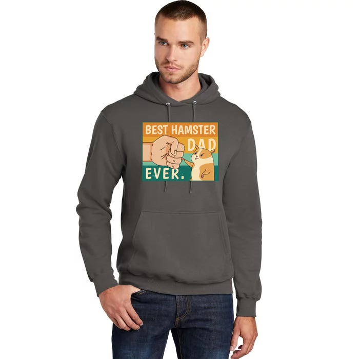 Best Hamster Dad Ever Retro Tall Hoodie