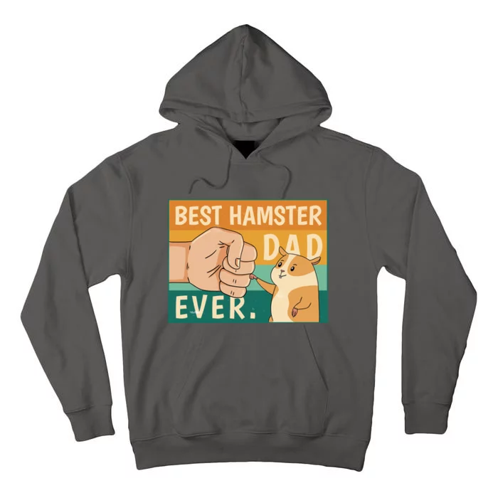 Best Hamster Dad Ever Retro Tall Hoodie