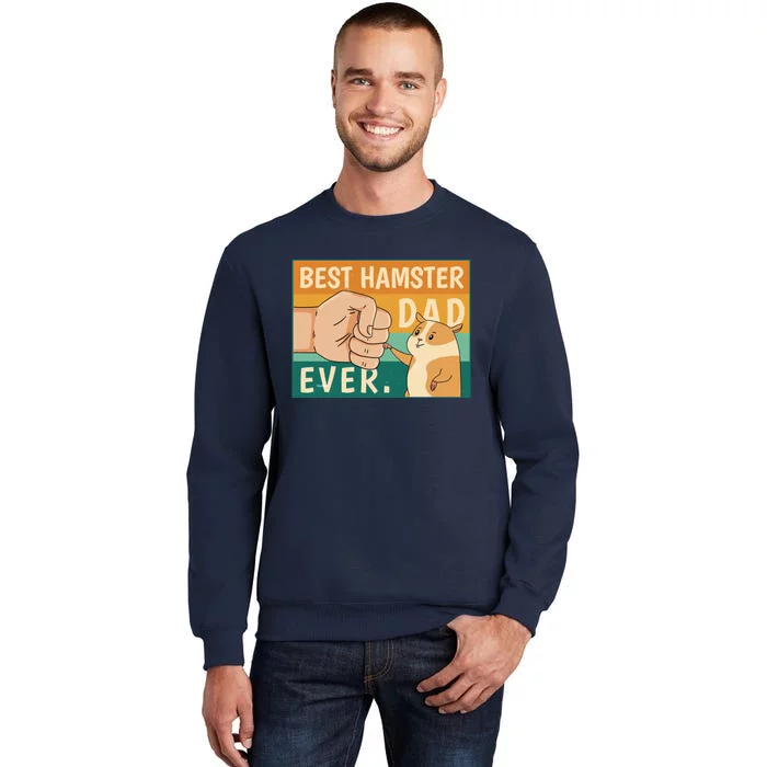 Best Hamster Dad Ever Retro Sweatshirt